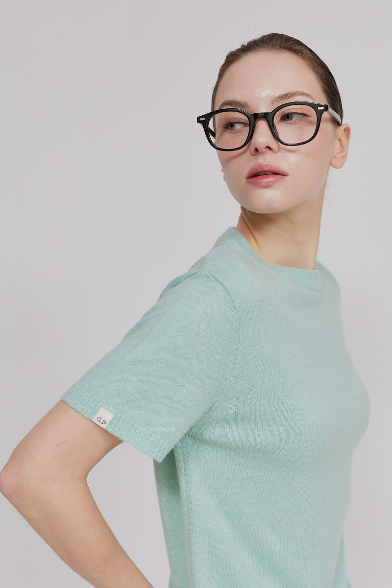 黑五限時折扣【WE ARE】韓國DONTBELATE休閒針織短袖20251101-7