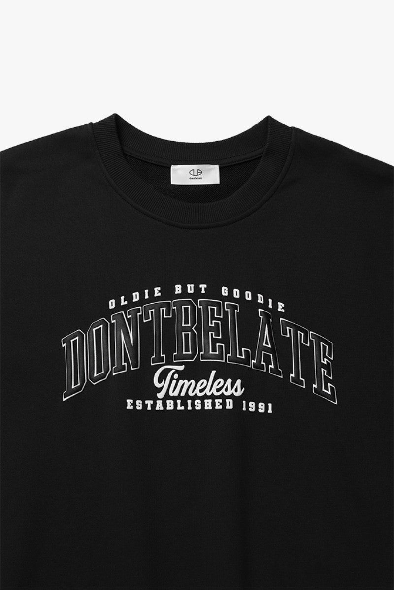 黑五限時折扣【WE ARE】韓國DONTBELATE圓領大學T衛衣20251101-6