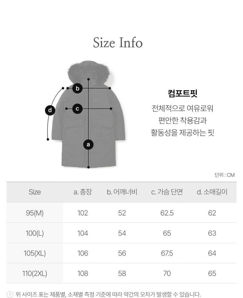 【WE ARE】韓國snow peak雪峰長款連帽鵝絨羽絨服外套S25WMPDJ06