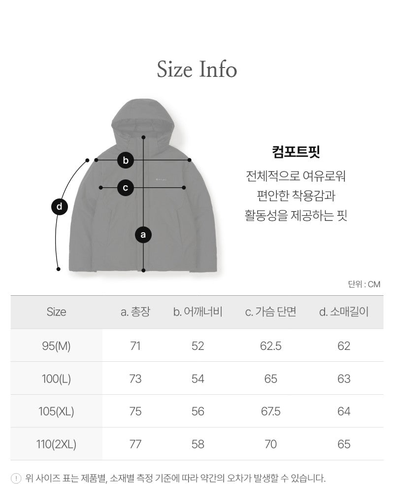 男款【WE ARE】韓國snow peak雪峰鵝絨連帽羽絨服外套S25WMPDJ02