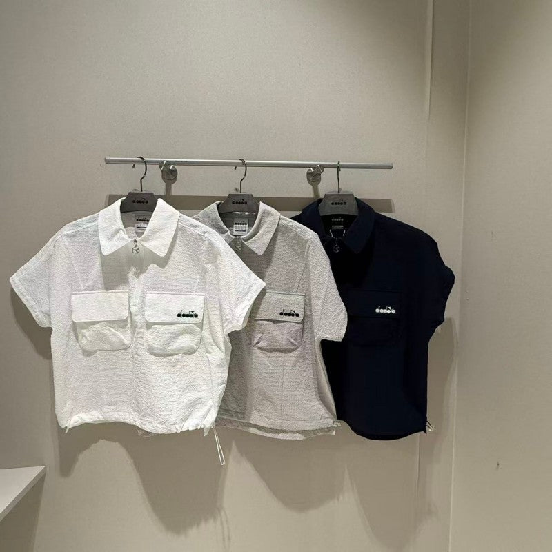 【WE ARE】韓國Diadora休閒POLO衫T恤D6222LWT47