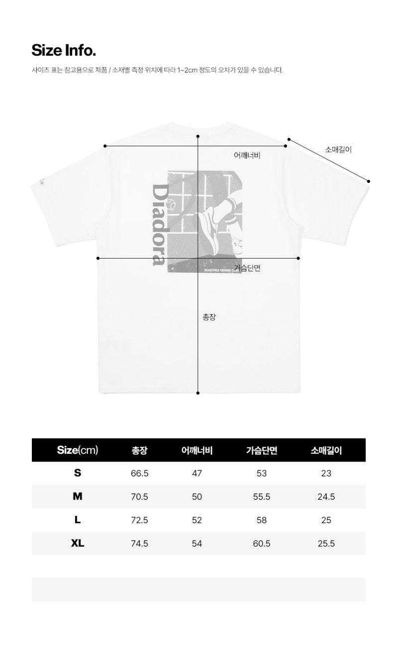 【WE ARE】韓國Diadora休閒短袖T恤D6223LRS19