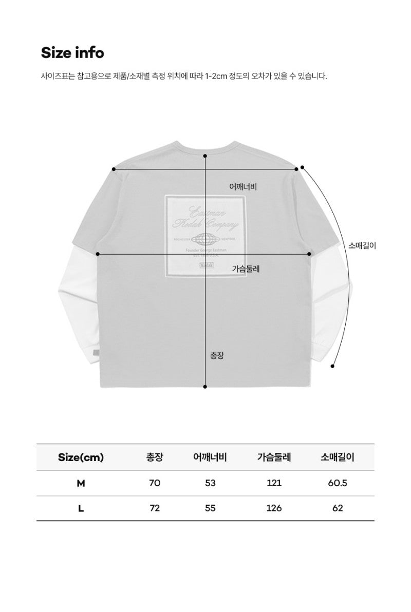 【WE ARE】韓國KODAK柯達長袖T恤K6123LRL31
