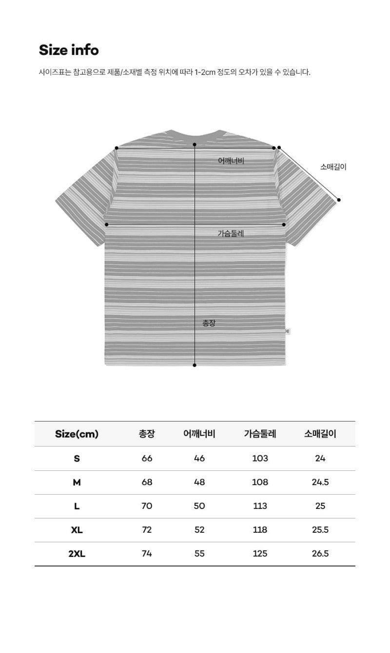 【WE ARE】韓國KODAK柯達休閒條紋短袖T恤K6223RRS49