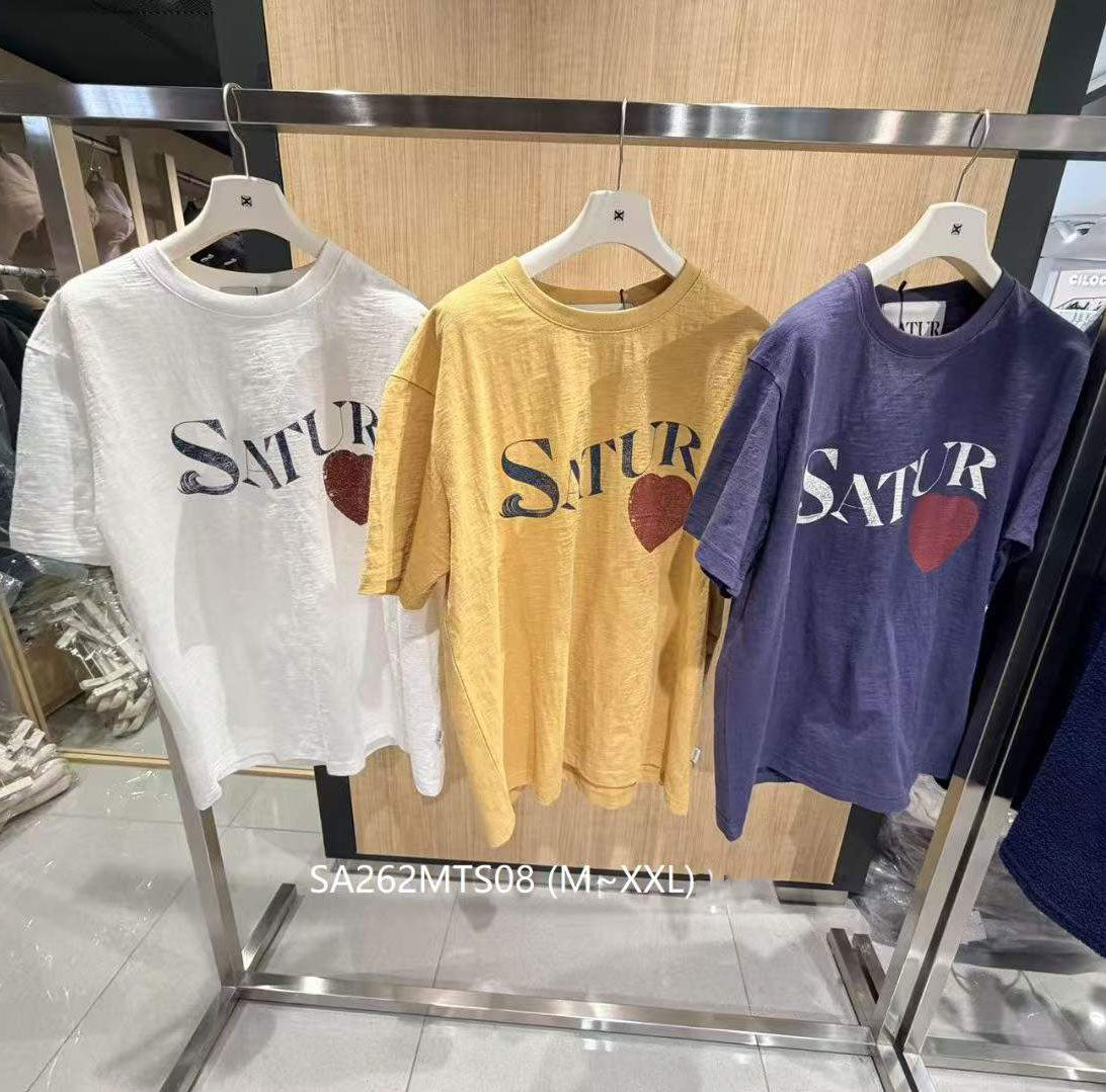 男款【WE ARE】韓國Satur休閒短袖T恤SA262MTS08