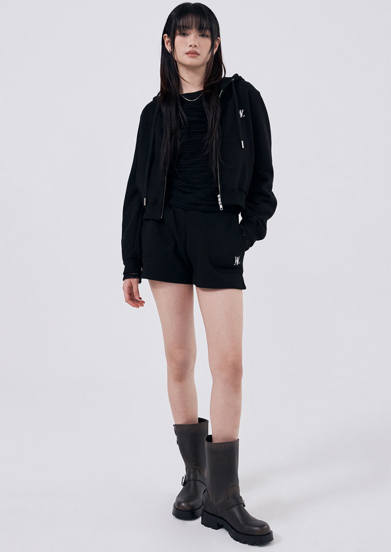 【WE ARE】韓國WAL WOOALONG女款棉短褲WL242JSP01W