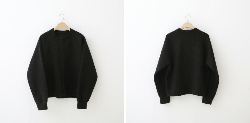【WE ARE】Korean round collar cardigan jacket in 5 colors