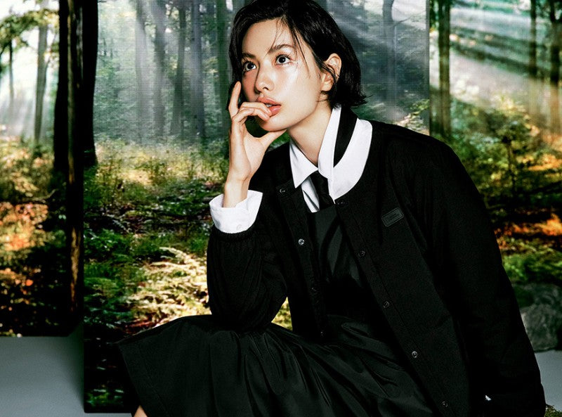 【WE ARE】韓國國家地理大學圓領羽絨夾克外套N253UPD010