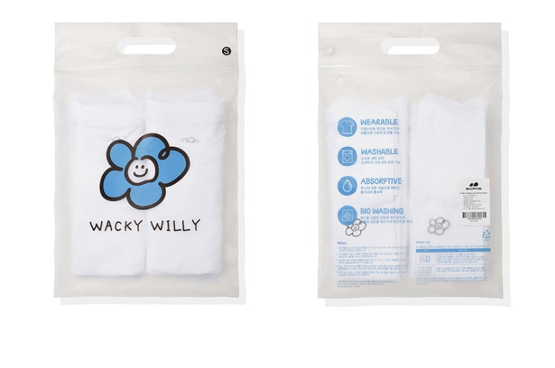 2 PACK 【WE ARE】韓國wacky Willy小飛人短袖T恤WA2502STE2