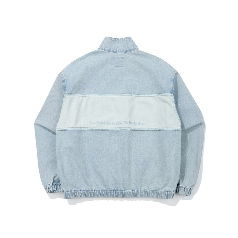 【WE ARE】Korea KODAK Zipper Denim Jacket K5123EJK14