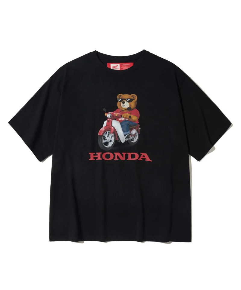 【WE ARE】韓國HONDA 機車小熊袖T恤 HFM1SS333S