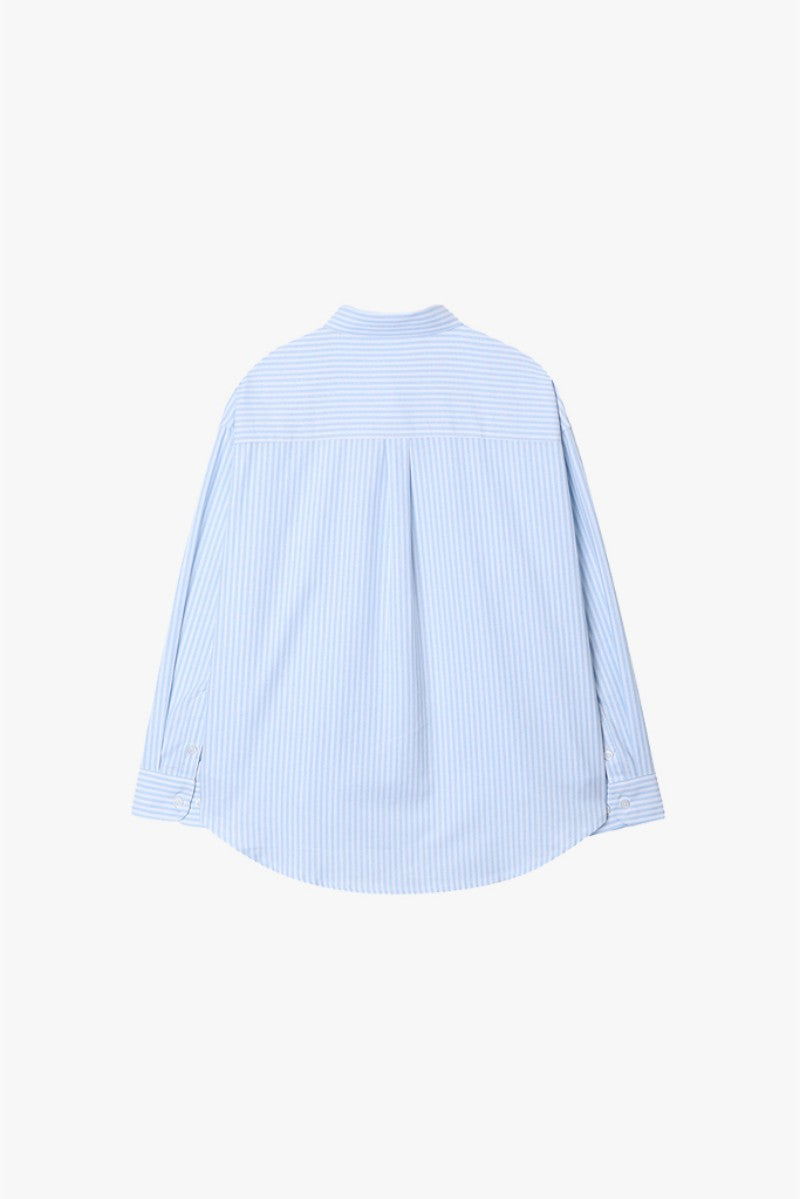 黑五限時折扣【WE ARE】韓國DONTBELATE條紋長袖襯衫20251101-12