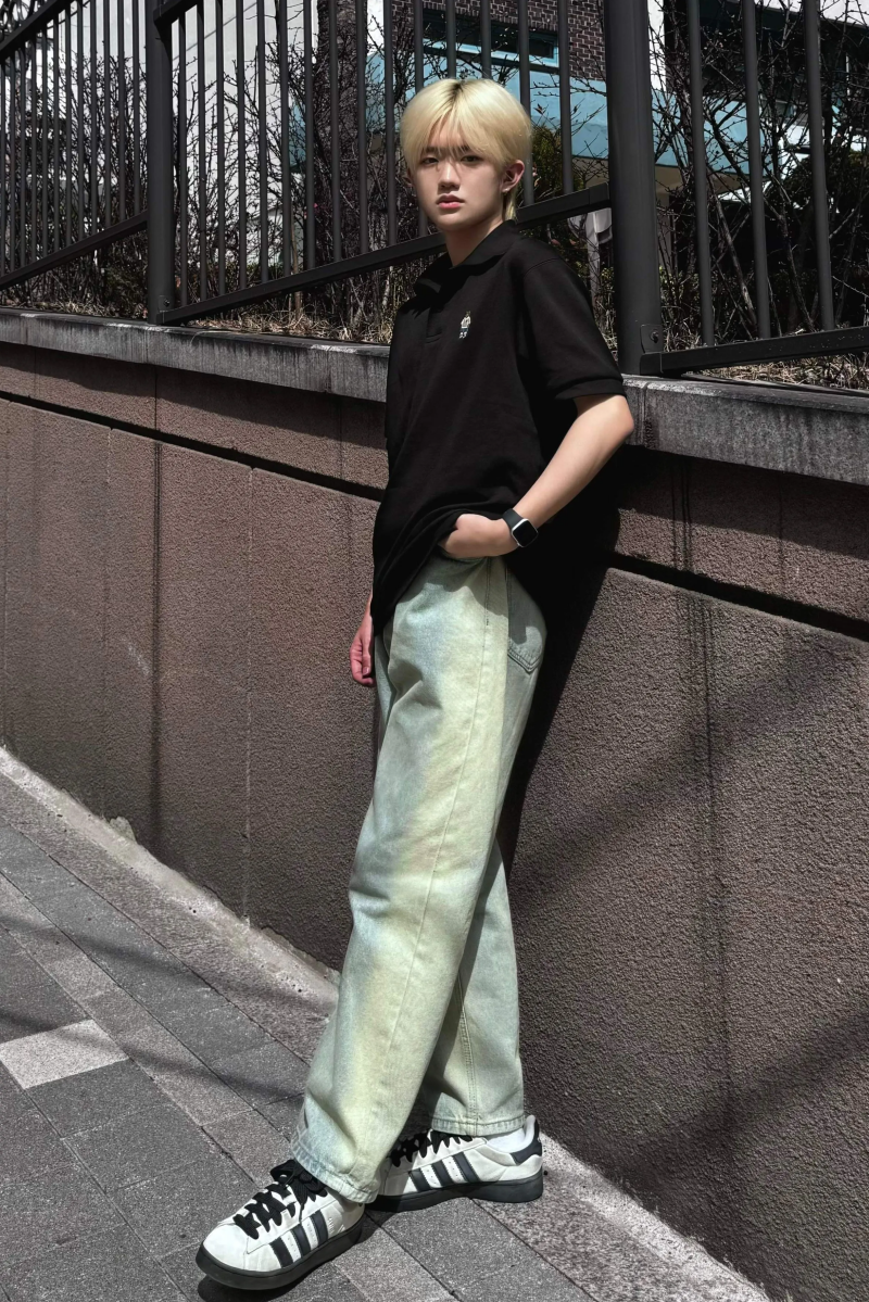 【WE ARE】韓國WHO.A.U短袖POLO衫T恤WHHAF2411U
