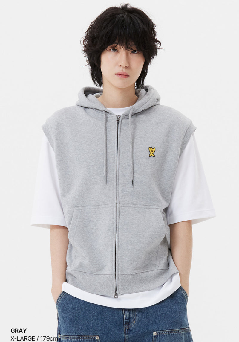 【WE ARE】Korea wacky Willy hooded vest WA2501HZ15