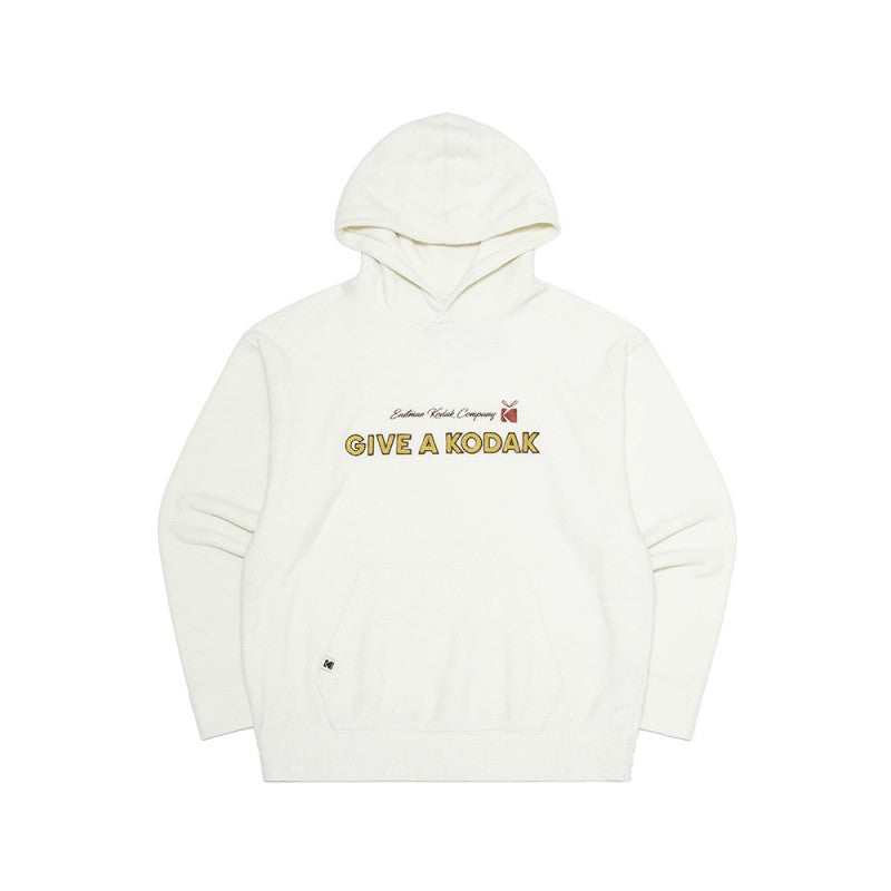 【WE ARE】Korea KODAK fleece hooded T-shirt K5123LHD11