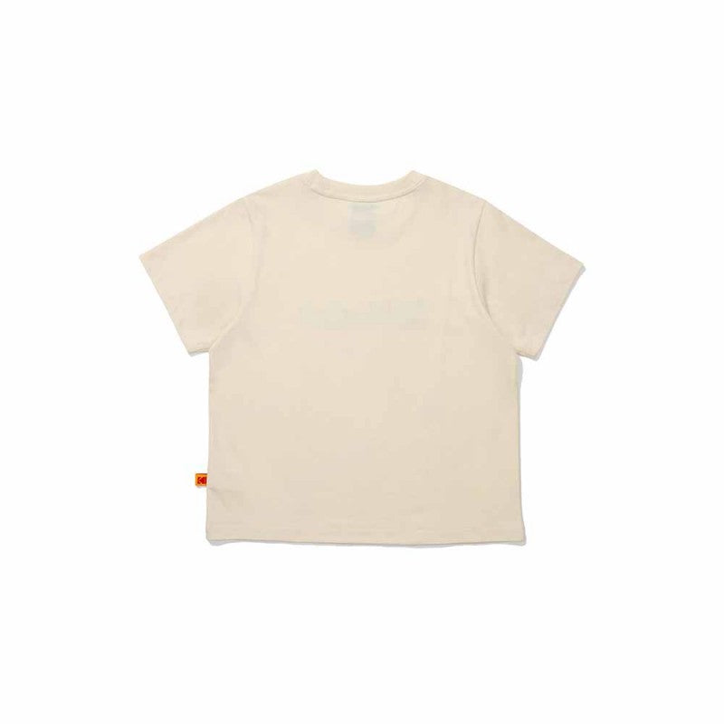 【WE ARE】Korea โกดัก Big Logo Askin Short Sleeve T-shirt Woman K5222ERS26