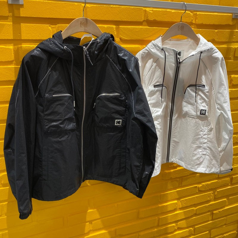 【WE ARE】Korea KODAK women's shiny sunscreen hooded jacket K5122LJK21