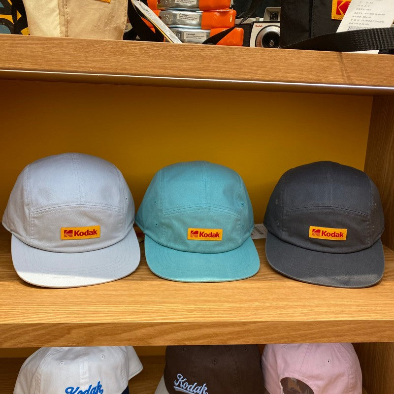 【WE ARE】Korea KODAK flat brim six-part cap K5143LCP64