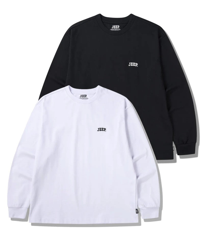 2 PACK【WE ARE】韓國JEEP圓領長袖T恤JQ5TSU754