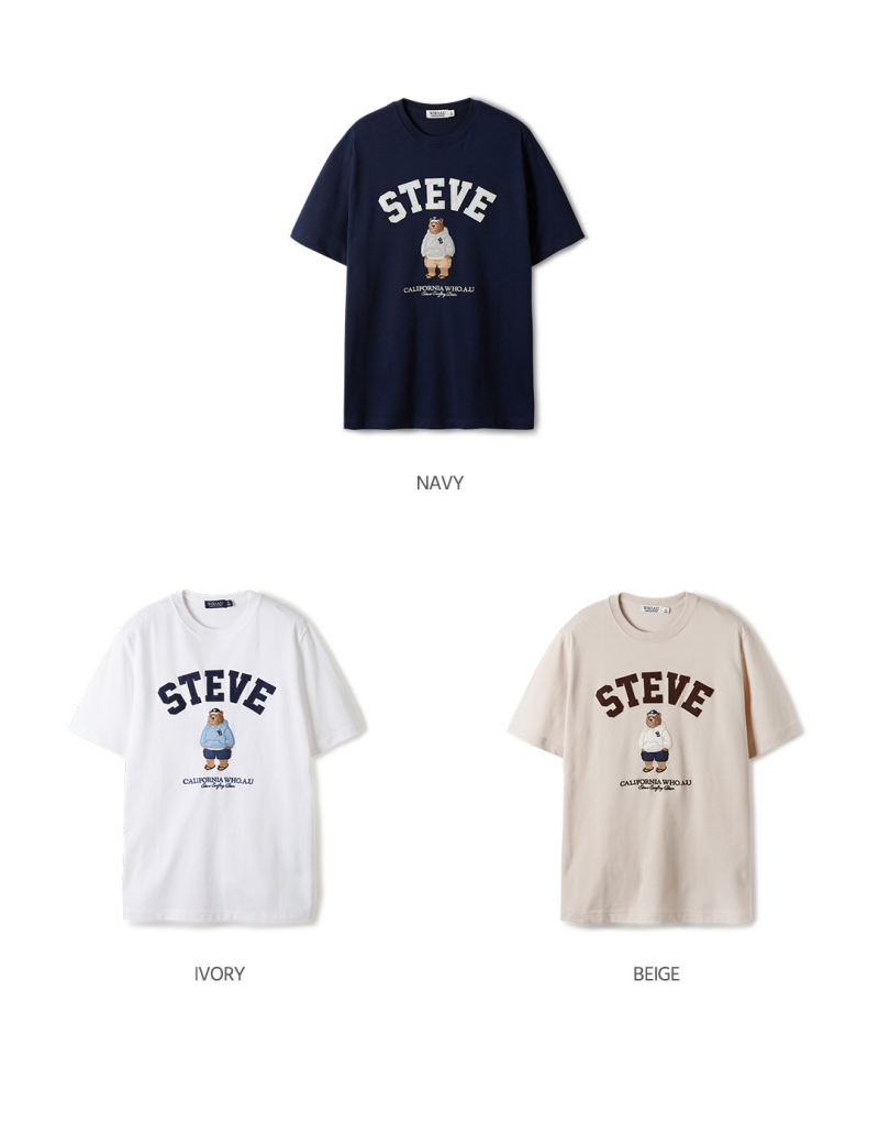 【WE ARE】Korea WHO.AU purchasing casual T-shirt WHRAE3794U