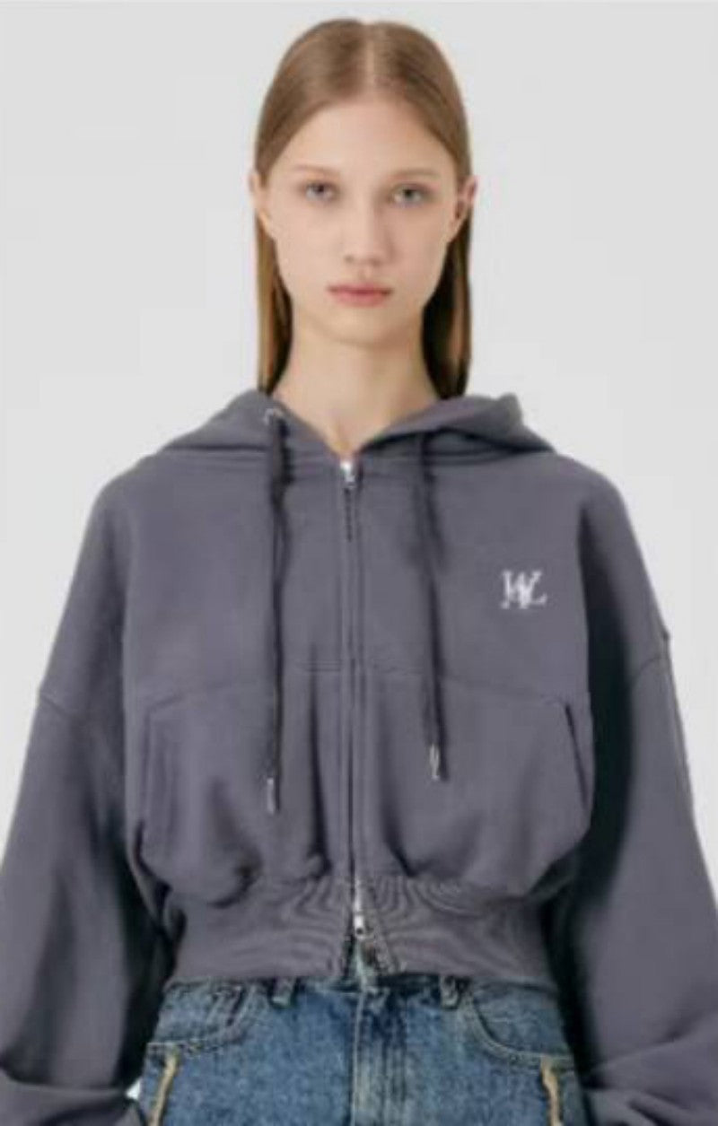 【WE ARE】韓國WAL WOOALONG 短版連帽外套 WL230JHZ01W