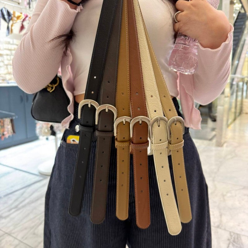 大茜選品【WE ARE】韓國東大門EO 義大利牛皮皮帶20260412-1