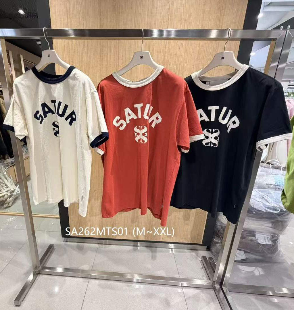 男款【WE ARE】韓國Satur休閒短袖T恤SA262MTS01
