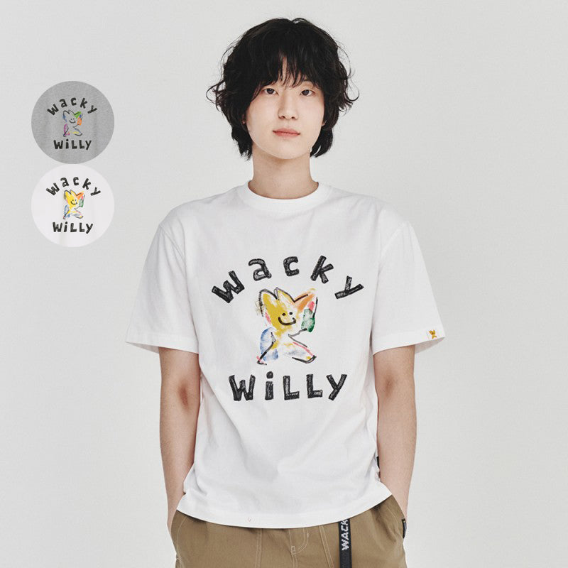 【WE ARE】韓國wacky Willy 水彩短袖T恤WA2502ST07