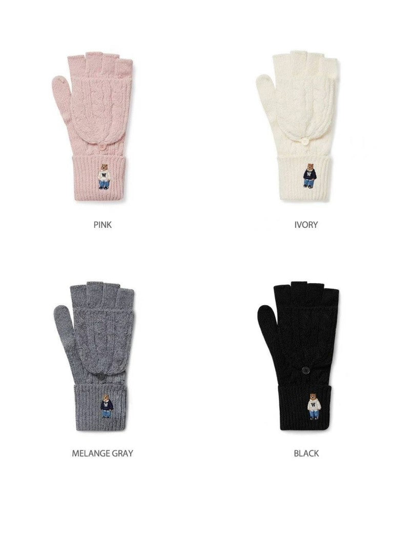 【WE ARE】South Korea WHO.AU half gloves WHAGE4T21A