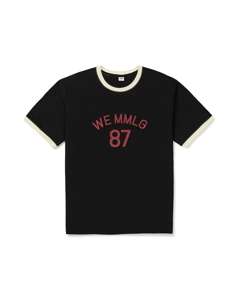 男女同款【WE ARE】韓國MMLG 滾邊短袖T恤 MMLGBE1THT084
