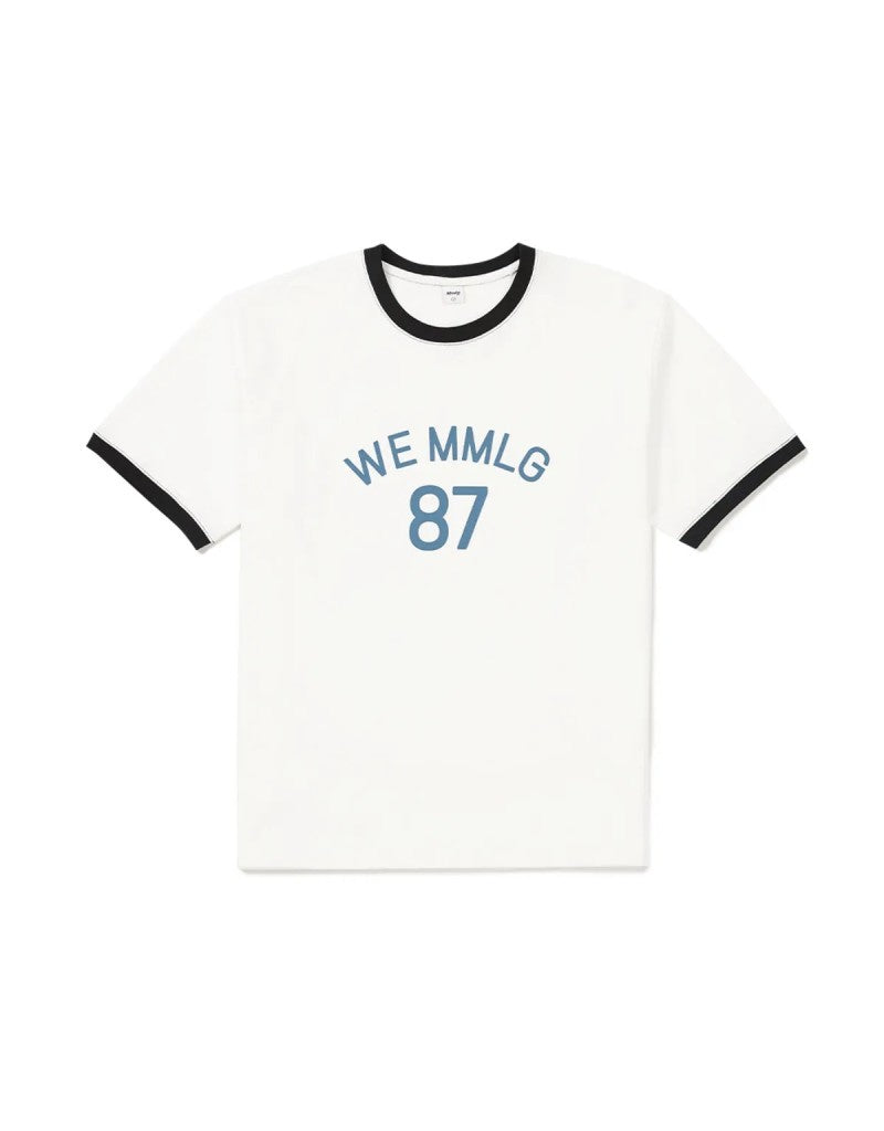 男女同款【WE ARE】韓國MMLG 滾邊短袖T恤 MMLGBE1THT084