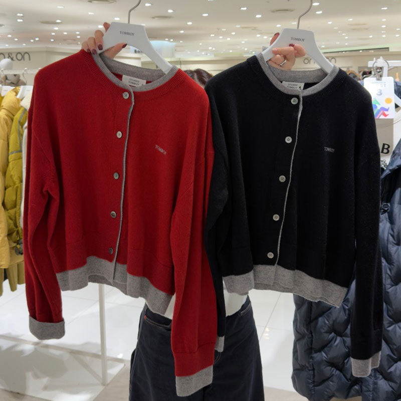 【WE ARE】韓國Studio Tomboy 假兩件47%羊毛針織衫 9105451106