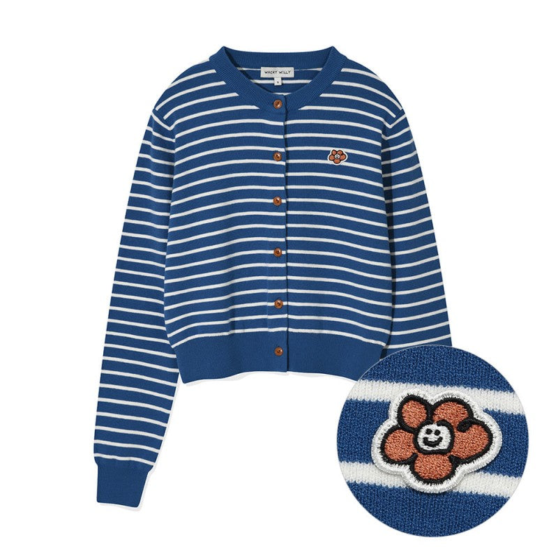 【WE ARE】Korean wacky Willy knitted cardigan top WA2501CD62