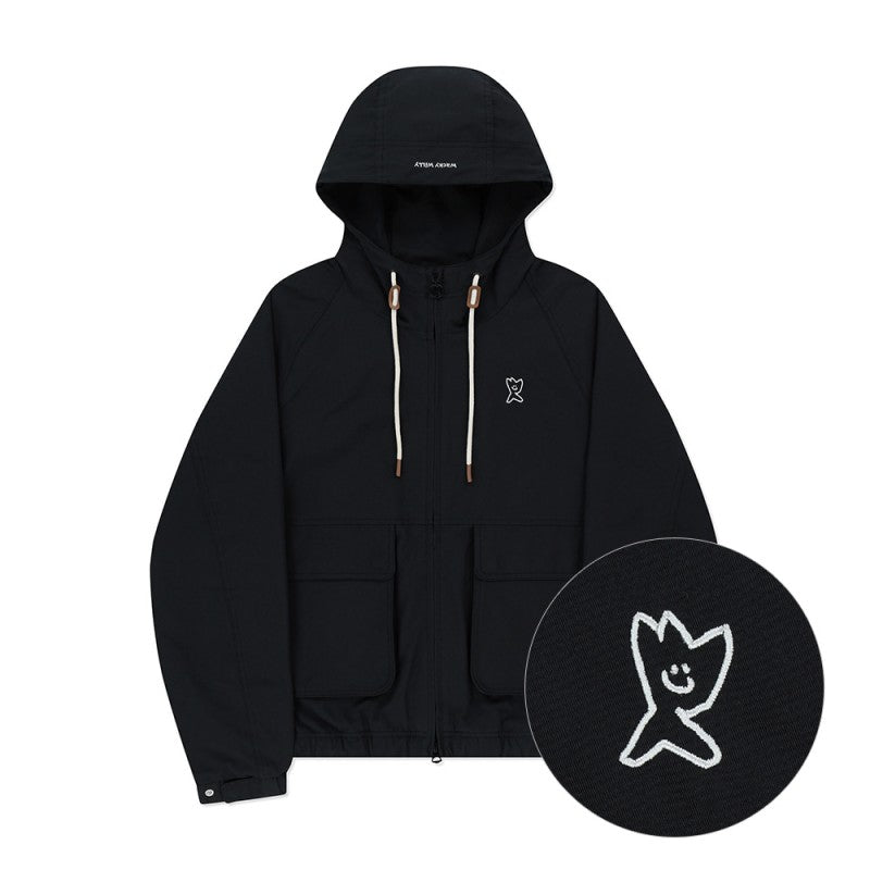 【WE ARE】Korean wacky Willy windproof hooded jacket WA2501JK11