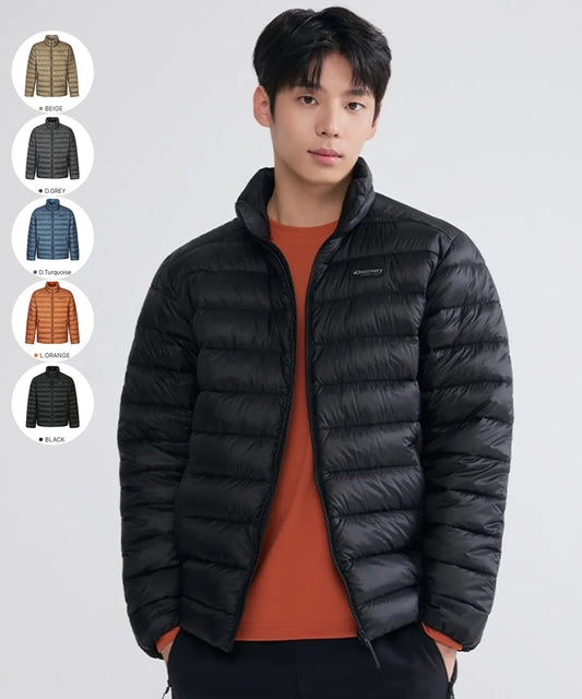 男款【WE ARE】韓國Discovery高領輕薄鵝絨羽絨服DMDJ75056