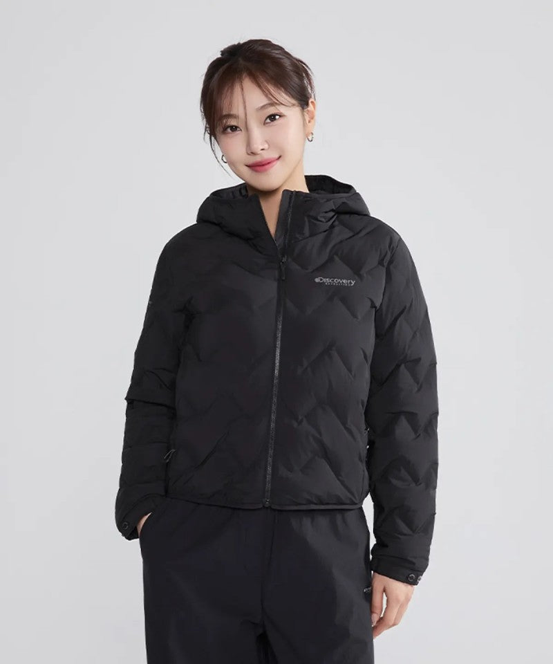 女款【WE ARE】韓國Discovery連帽鵝絨羽絨服DWDJ84056