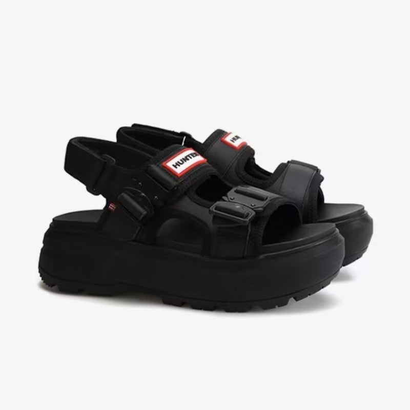 【WE ARE】韓國HUNTER皮革扣式涼鞋HCU3109FDZ