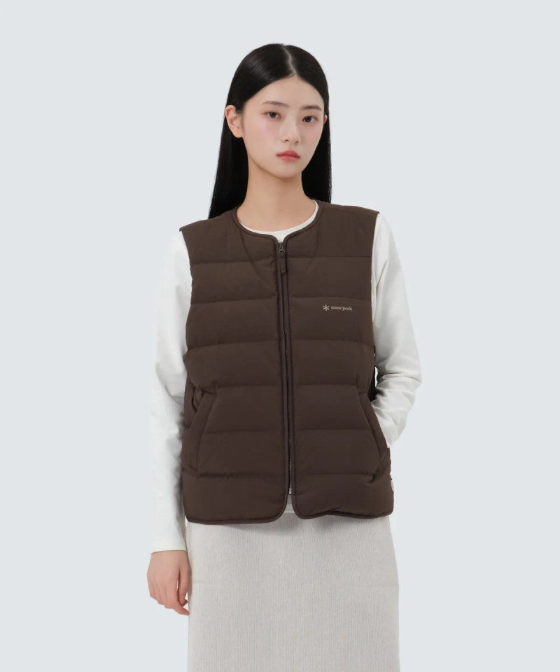 女款【WE ARE】韓國snow peak雪峰馬甲背心羽絨服外套S25WWGDV61