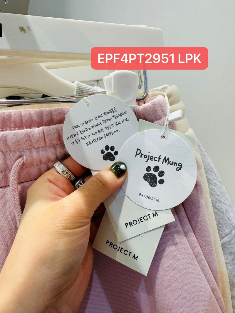 女款【WE ARE】韓國M計畫加絨休閒褲EPF4PT2951
