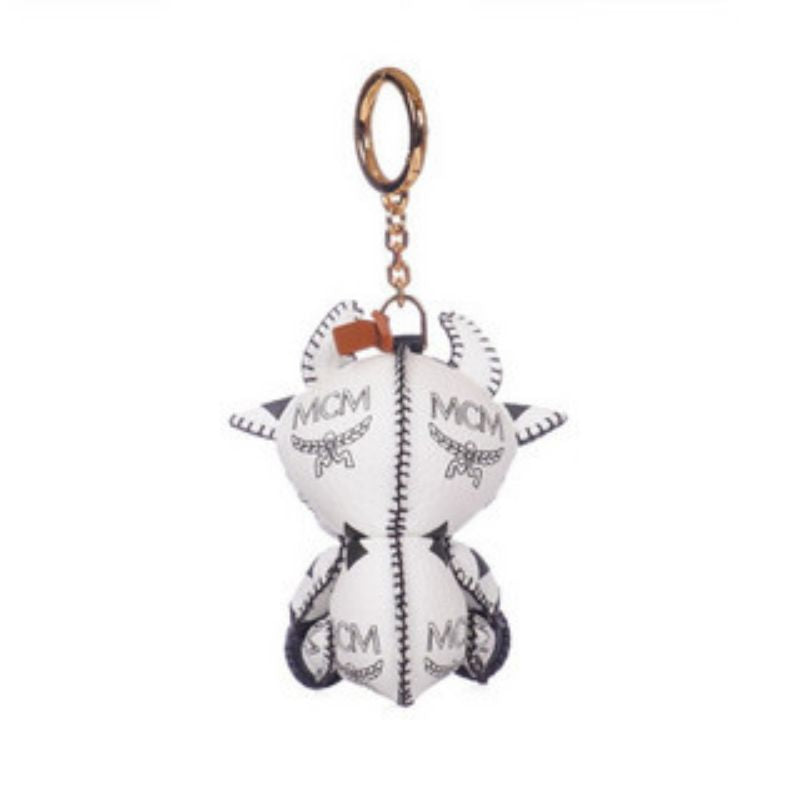【WE ARE】Korea MCM Doll Cow Pendant Keychain MXZBSXL09