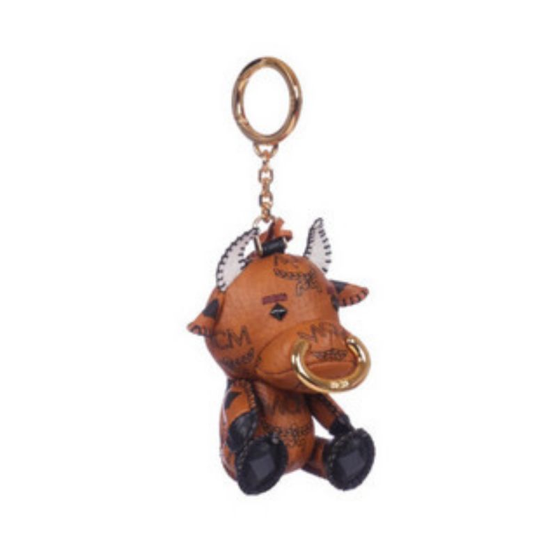 【WE ARE】Korea MCM Doll Cow Pendant Keychain MXZBSXL09