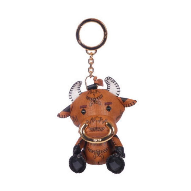 【WE ARE】Korea MCM Doll Cow Pendant Keychain MXZBSXL09