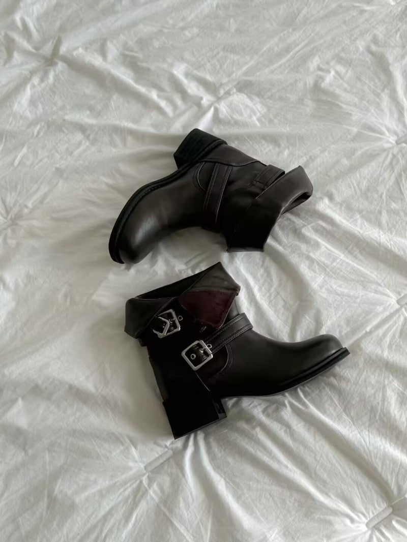 大茜選品【WE ARE】韓國東大門HS時尚靴子Y0255