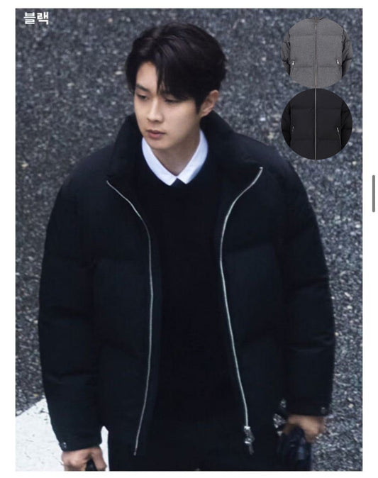 反季折扣 崔宇植同款【WE ARE】韓國M計畫立領鵝絨羽絨外套 EPE4JD1800