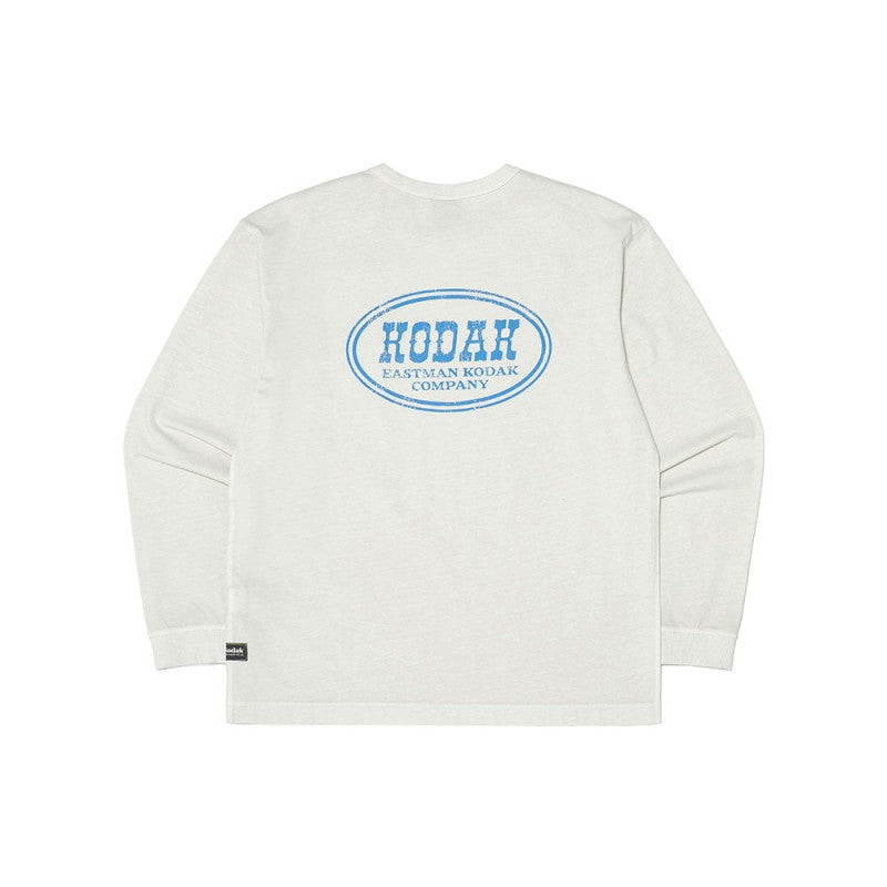 【WE ARE】Korea KODAK Kodak retro old long-sleeved T-shirt K5123LRL12