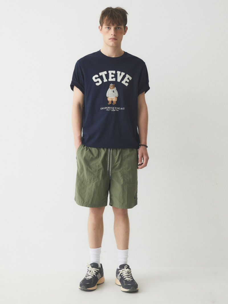 【WE ARE】Korea WHO.AU purchasing casual T-shirt WHRAE3794U