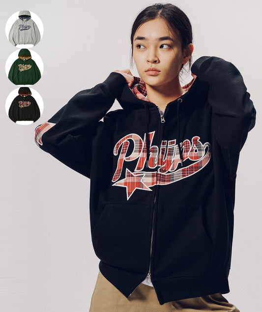 限時折扣【WE ARE】韓國PHYPS雙拉鏈頭連帽外套PFS1HZ301A