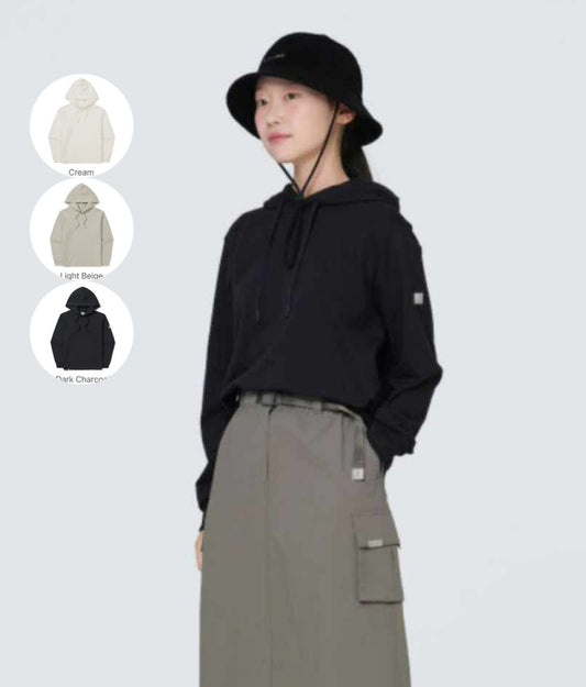 女款【WE ARE】韓國snow peak 基礎款素色帽T S25FWFHD11