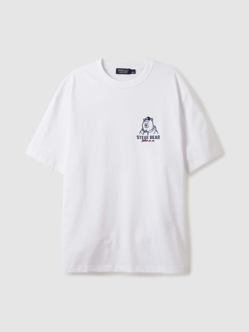 【WE ARE】Korea WHO.AU purchasing casual T-shirt WHRPE2491U