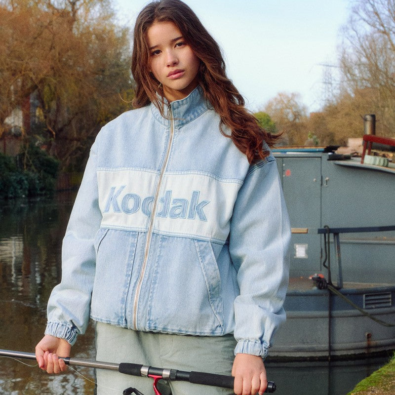 【WE ARE】Korea KODAK Zipper Denim Jacket K5123EJK14
